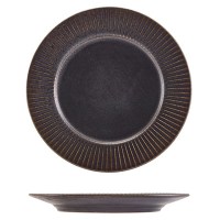 Black Terra Porcelain Winged Plate